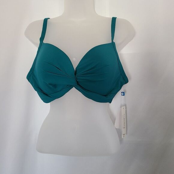 Bleu Rod Beattie Twisted Front Underwire Bikini NWT - Picture 2 of 6
